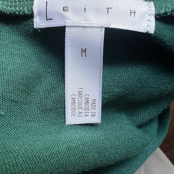 NWT - LEITH RUCHED Body Con Dress- Green- size Medium - Picture 5 of 10